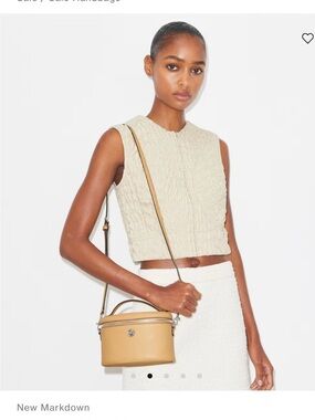 Tory Burch soft pebbles Vanity Bag
